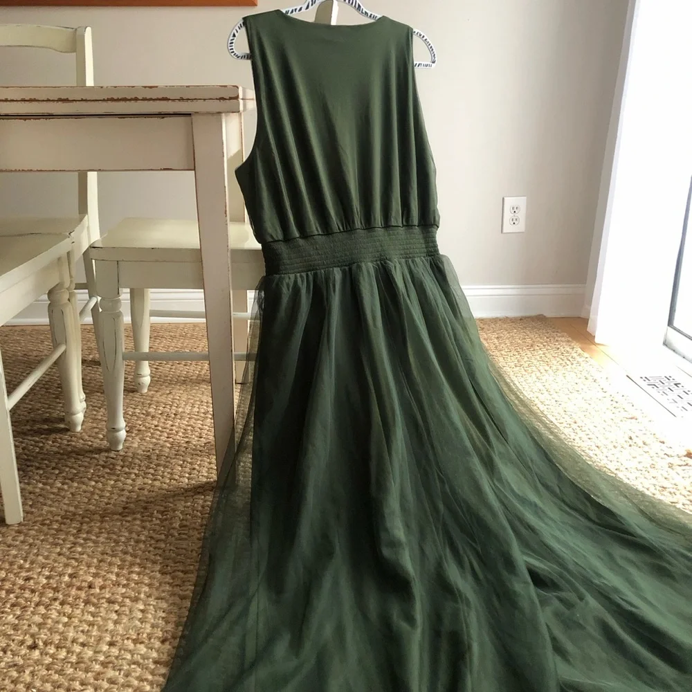 New w Tag: Baltic Born Kamila Tulle Maxi Dress. Size 2xl - Picture 6 of 13